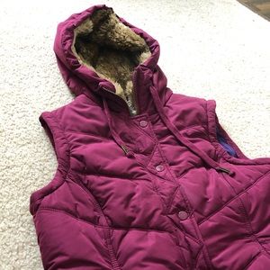 American Eagle Faux Fur Vest